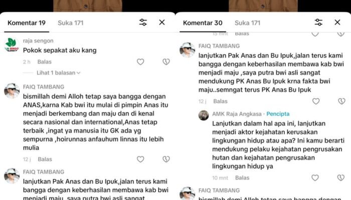 Kerusakan Lingkungan Jadi Harga Mati? @FAIQ.TAMBANG Justru Bangga dengan Kepemimpinan yang Diduga Sejajarkan dengan Pengrusakan Alam.