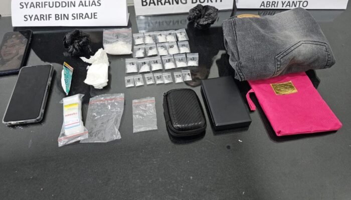 Polda Sultra Bongkar Peredaran Sabu 45,67 Gram di Kolaka, Dua Tersangka Diamankan