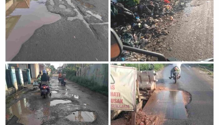Warga Sukajadi dan Sukajadi Timur Keluhkan Jalan Rusak dan Sampah Berserakan, Aktivis Soroti Minimnya Perhatian