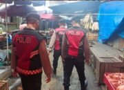 Antisipasi Gangguan 3C, Sat Samapta Polres Banyuasin Gelar Patroli Jalan Kaki