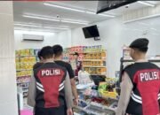 Patroli Jalan Kaki Sat Samapta Polres Banyuasin Berlangsung Aman dan Kondusif, Antisipasi Gangguan 3C