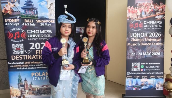 Kakak Beradik Banyuwangi Masuk Tiga Besar Nilai Tertinggi Festival Musik Internasional