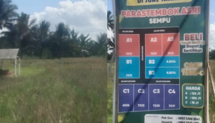 Diduga Abaikan Aturan, Penjualan Tanah Kavling di Parastembok Sempu Jadi Sorotan Tajam
