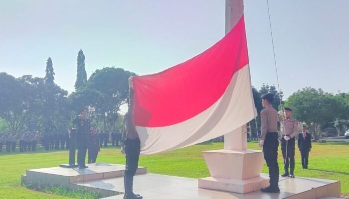 Peringati HUT Ke-81 Pancasila, Polres Banyuasin Gelar Upacara Khidmat Bertema Pemersatu Bangsa