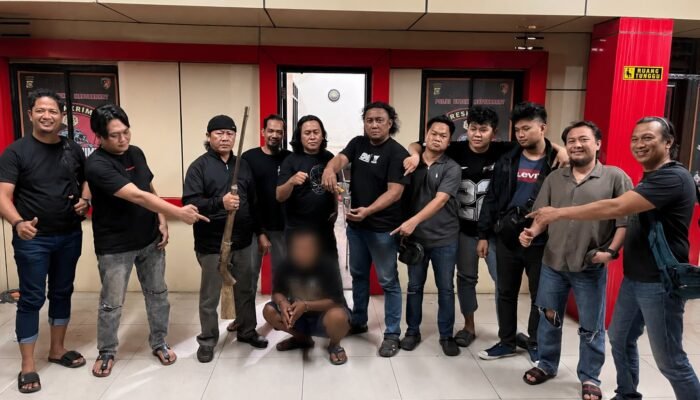Operasi Senpi Musi 2026, Satreskrim Polres Banyuasin Amankan Dua Senjata Api Rakitan dan Amunisi