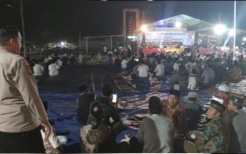 Polsek Air Kumbang Amankan Gebyar Muharam dan Santunan Anak Yatim, Ratusan Warga Hadiri Pengajian Akbar