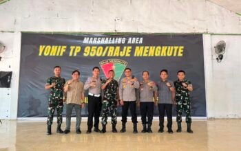 Perkuat Soliditas dan Sinergitas Antar instansi, Kapolres Banyuasin Jalin Silaturahmi ke Kejari Banyuasin dan Yonif TP 950/Raje Mangkute