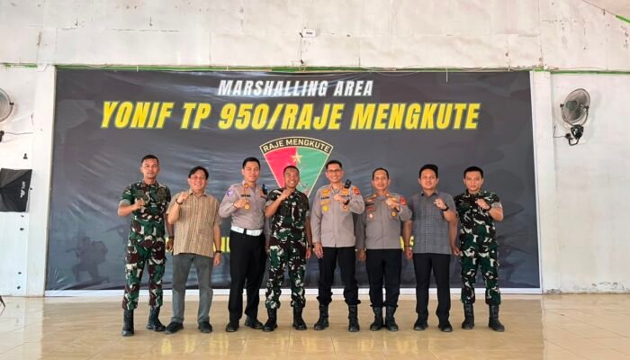 Perkuat Soliditas dan Sinergitas Antar instansi, Kapolres Banyuasin Jalin Silaturahmi ke Kejari Banyuasin dan Yonif TP 950/Raje Mangkute