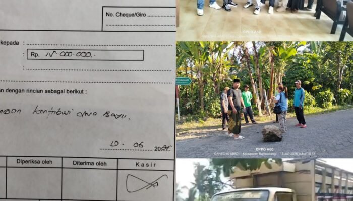 CSR Mengalir : Jalan Tak Kunjung Diperbaiki; Warga dan AWI Dpc Banyuwangi Desak Keterbukaan Desa Bayu