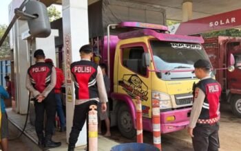 Sat Samapta Polres Banyuasin Intensifkan Patroli dan Monitoring SPBU, Pastikan Distribusi BBM Berjalan Aman
