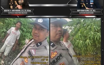 Bhabinkamtibmas Polsek Banyuasin II Ajak Warga Desa Prajen Jaya Dukung Program Pekarangan Pangan Bergizi