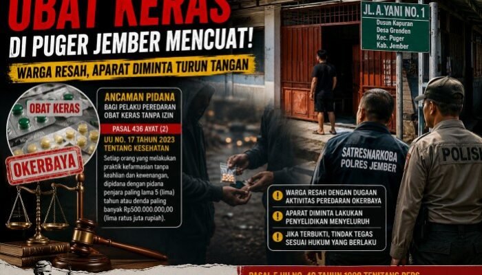 Dugaan Okebaya di Puger Mencuat, Satresnarkoba Polres Jember Diminta Turun Tangan