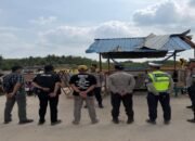 Polres Banyuasin Laksanakan Pengaturan Lalu Lintas di Simpang Pintu Tol Pulau Rimau
