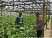 Bhabinkamtibmas Polsek Banyuasin III Ajak Warga Desa Tanjung Agung Sukseskan Program Pekarangan Pangan Bergizi