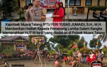 Polsek Muara Telang Memeriahkan Hut RI Ke-81